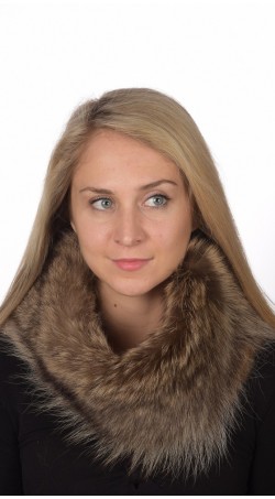 Raccoon Fur Neck Warmer - Large